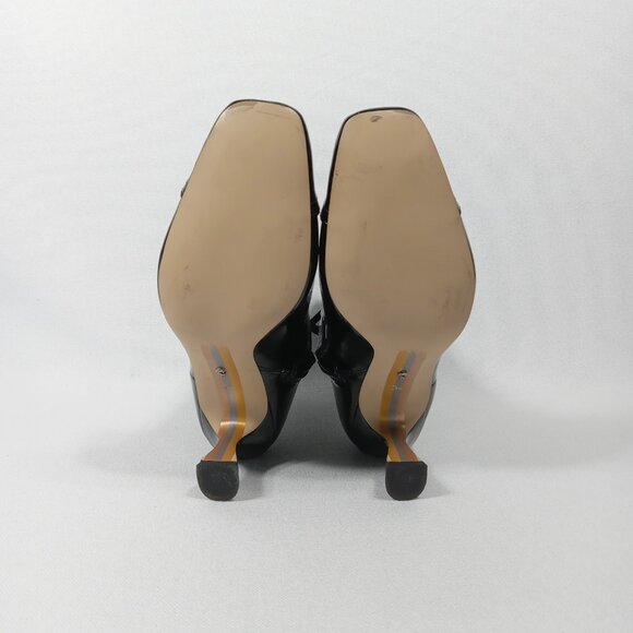 SAM EDELMAN Livia Black Patent Faux Leather Bootie Women's Size 5.5 - Picture 16 of 16